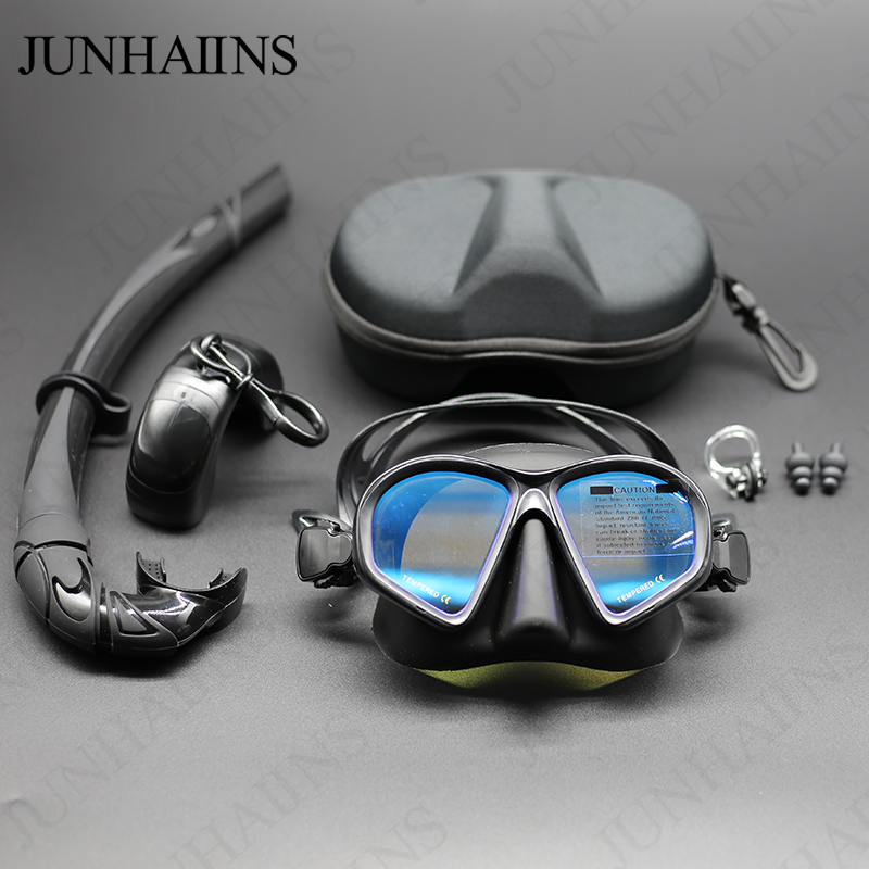 Wet Low Capacity Tempered Glas - Freediving Mask Set ulasan dan harga