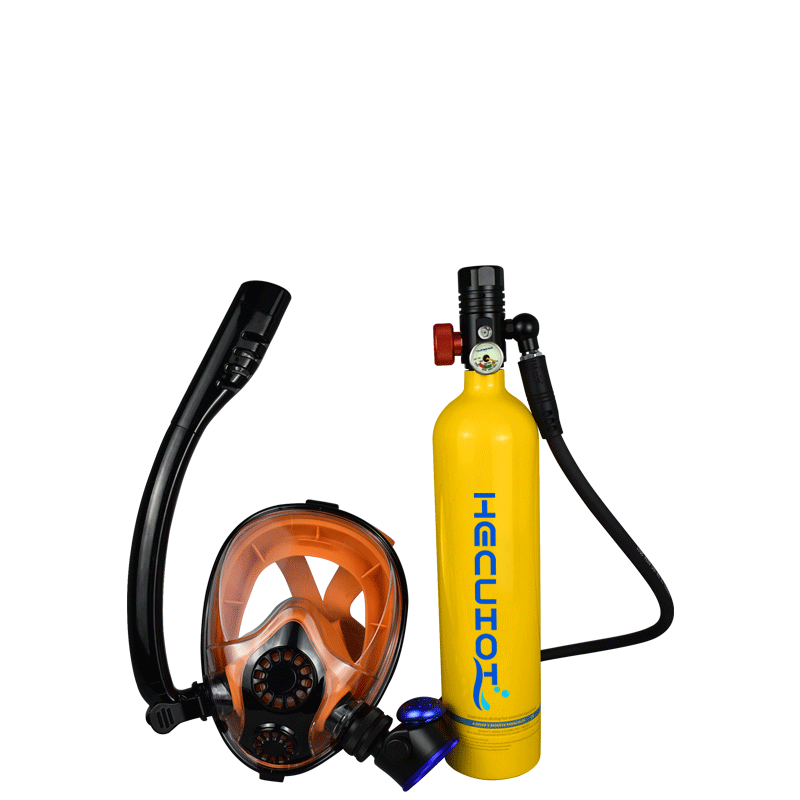 Mini 1LScuba Diving Tank Set,  - Freediving Mask Set ulasan dan harga