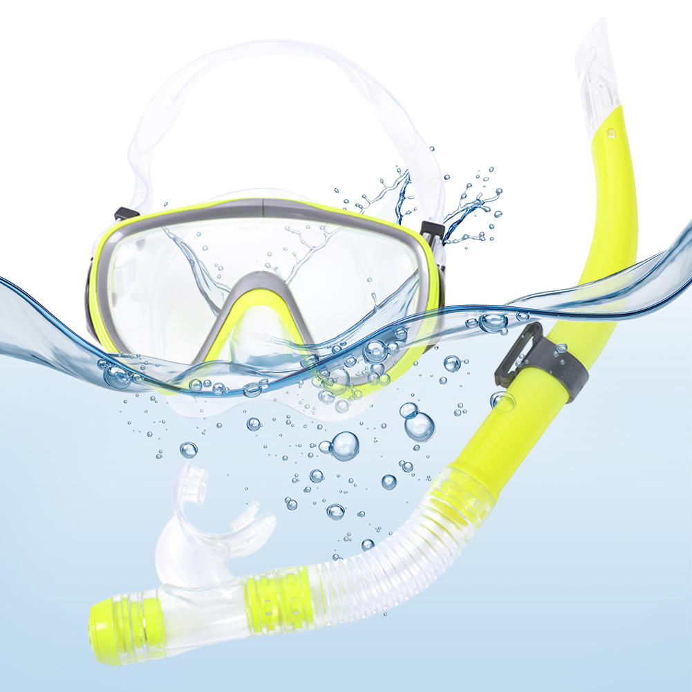 Diving Mask & Snorkel Set Adju - Freediving Mask Set ulasan dan harga