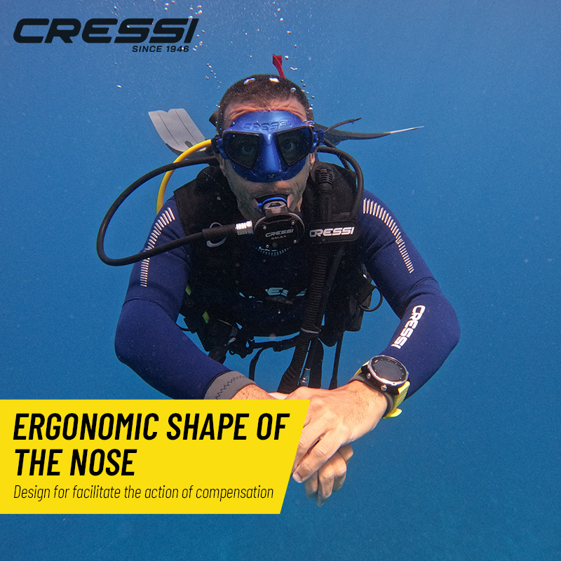 Cressi Frameless Freediving Ma - Freediving Mask Set ulasan dan harga