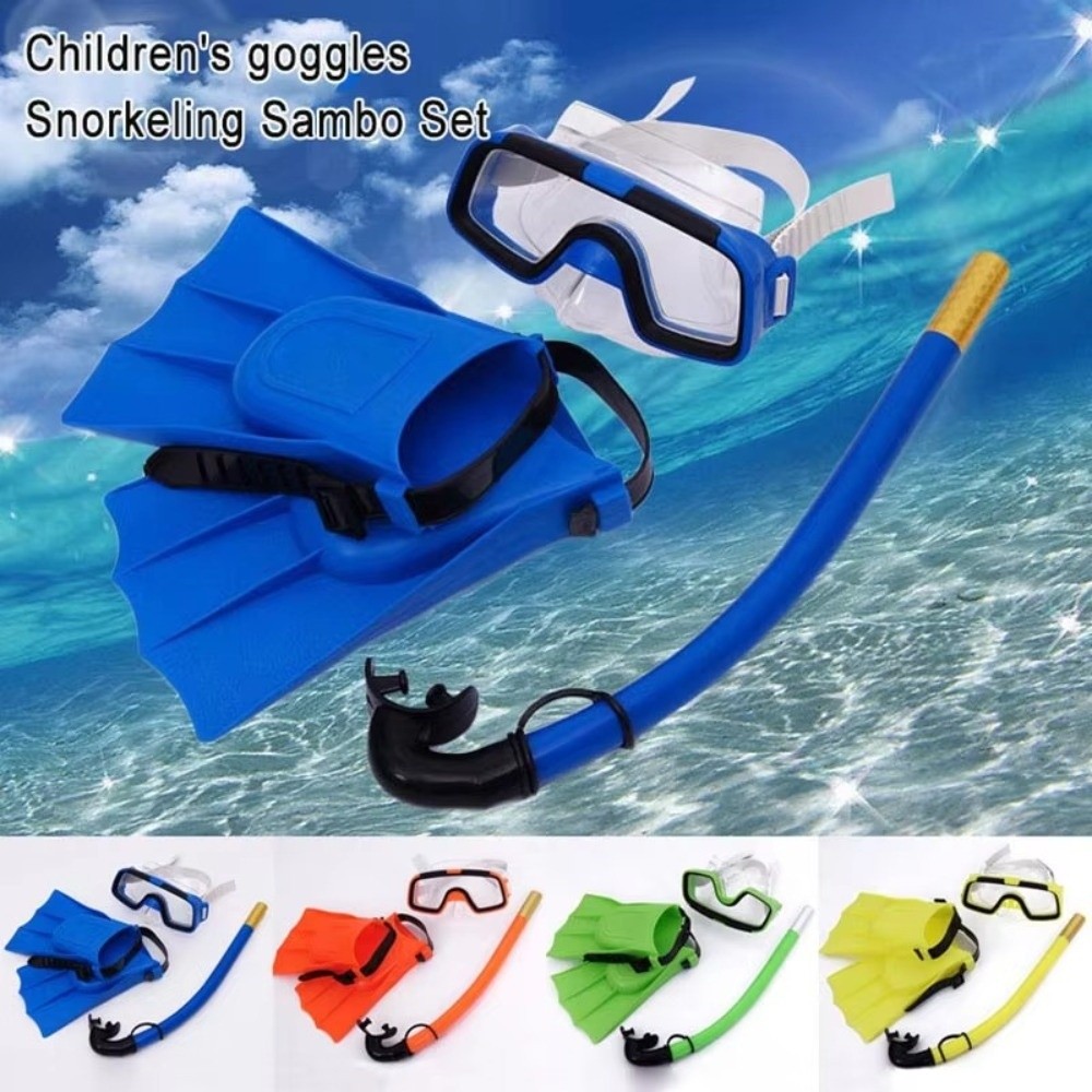 New Anti-Fog Children Diving M - Freediving Mask Set ulasan dan harga
