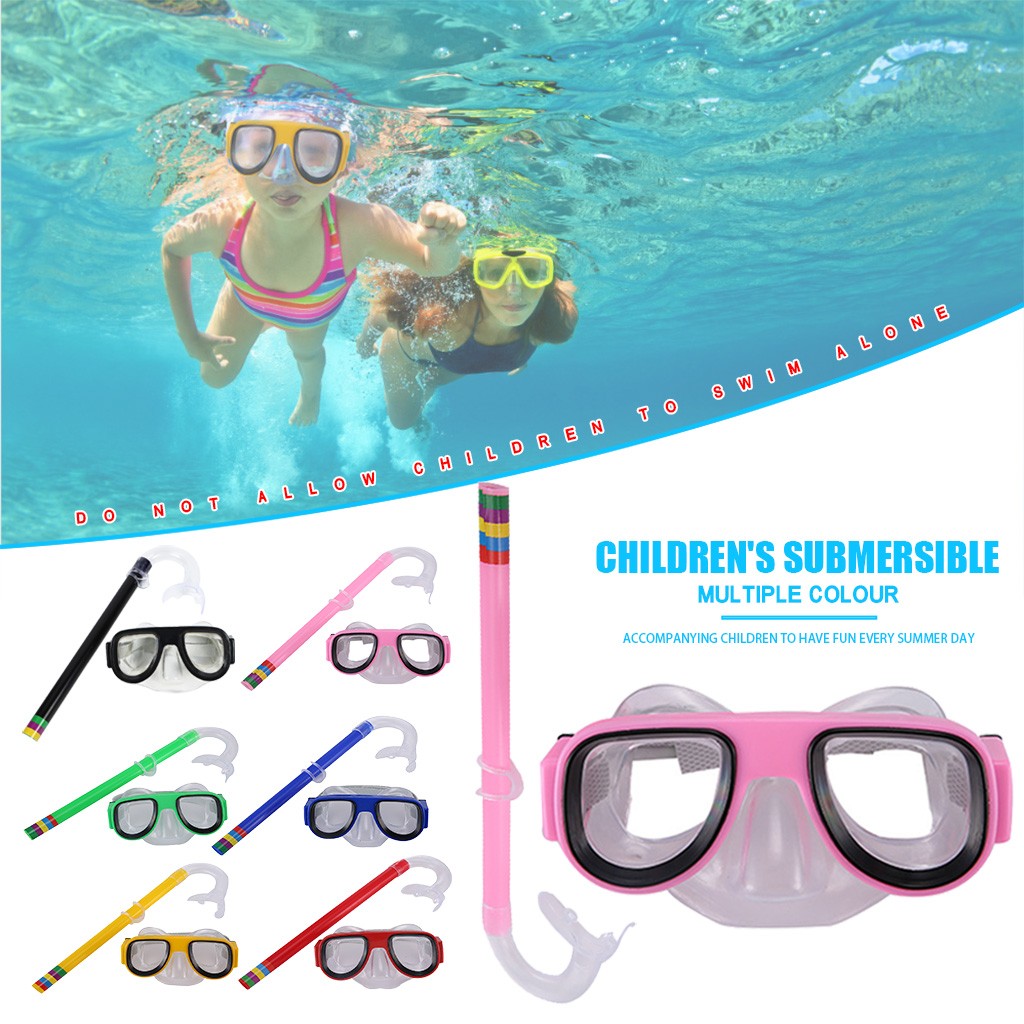 Summer Children Diving Goggle  - Freediving Mask Set ulasan dan harga