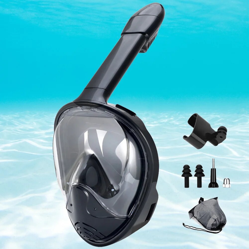 Underwater Snorkeling Full Fac - Freediving Mask Set ulasan dan harga