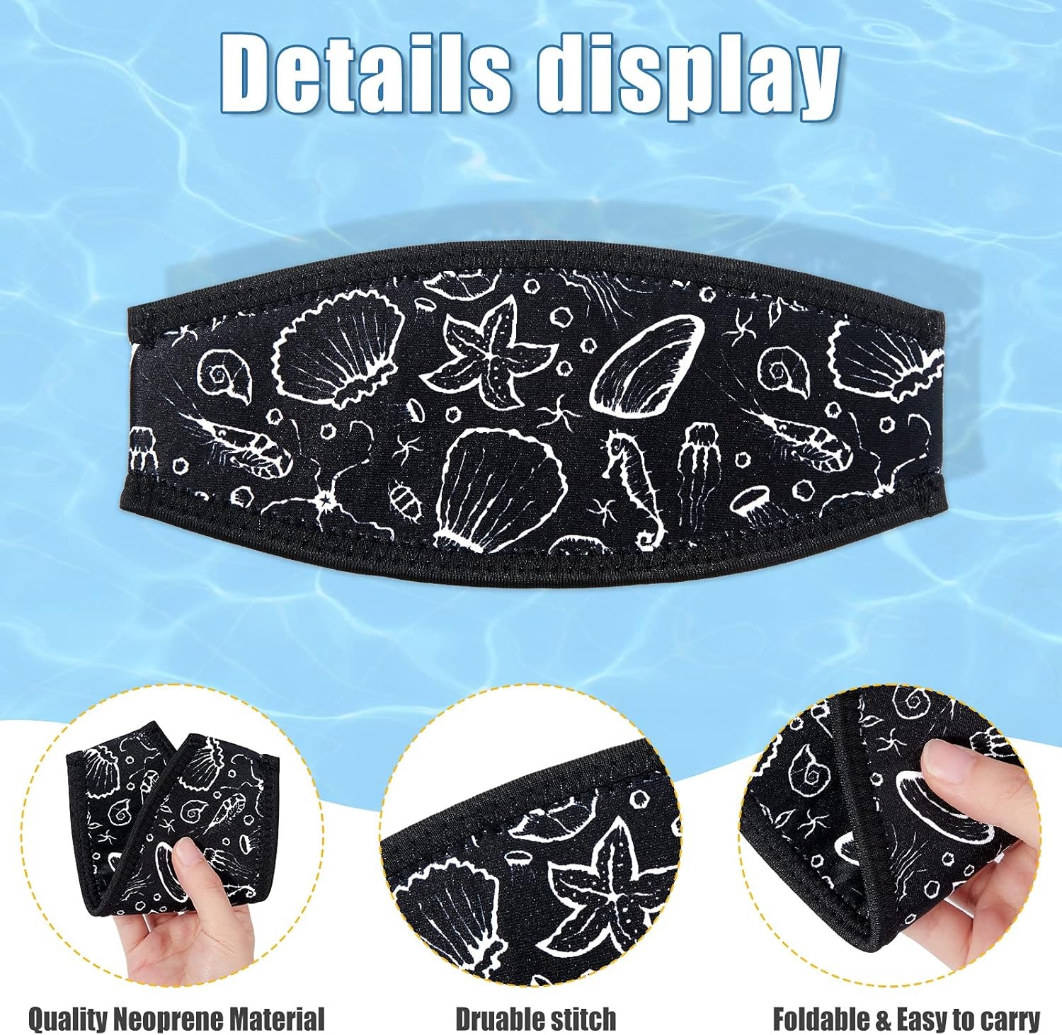 Scuba Diving Mask Strap Cover  - Freediving Mask Set ulasan dan harga