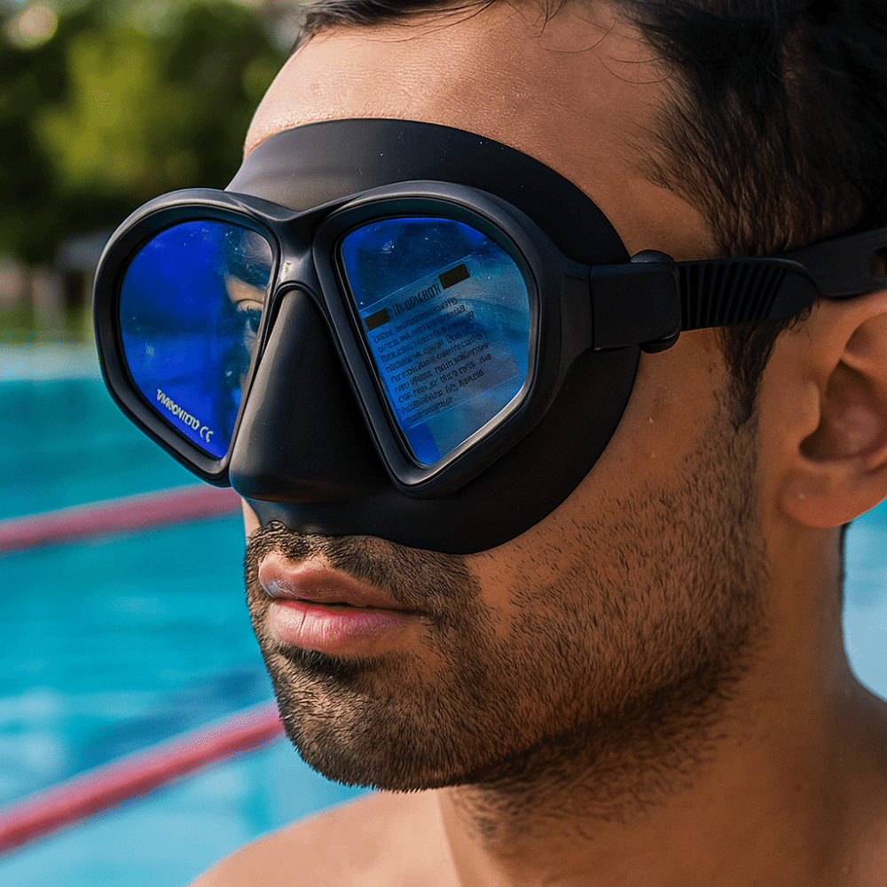 Tempered Glass Freediving Mask - Freediving Mask Set ulasan dan harga