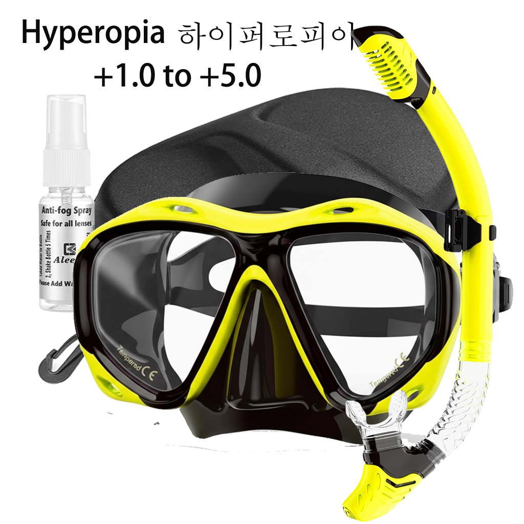 Diving Mask +1.0 to +5.0, Temp - Freediving Mask Set ulasan dan harga