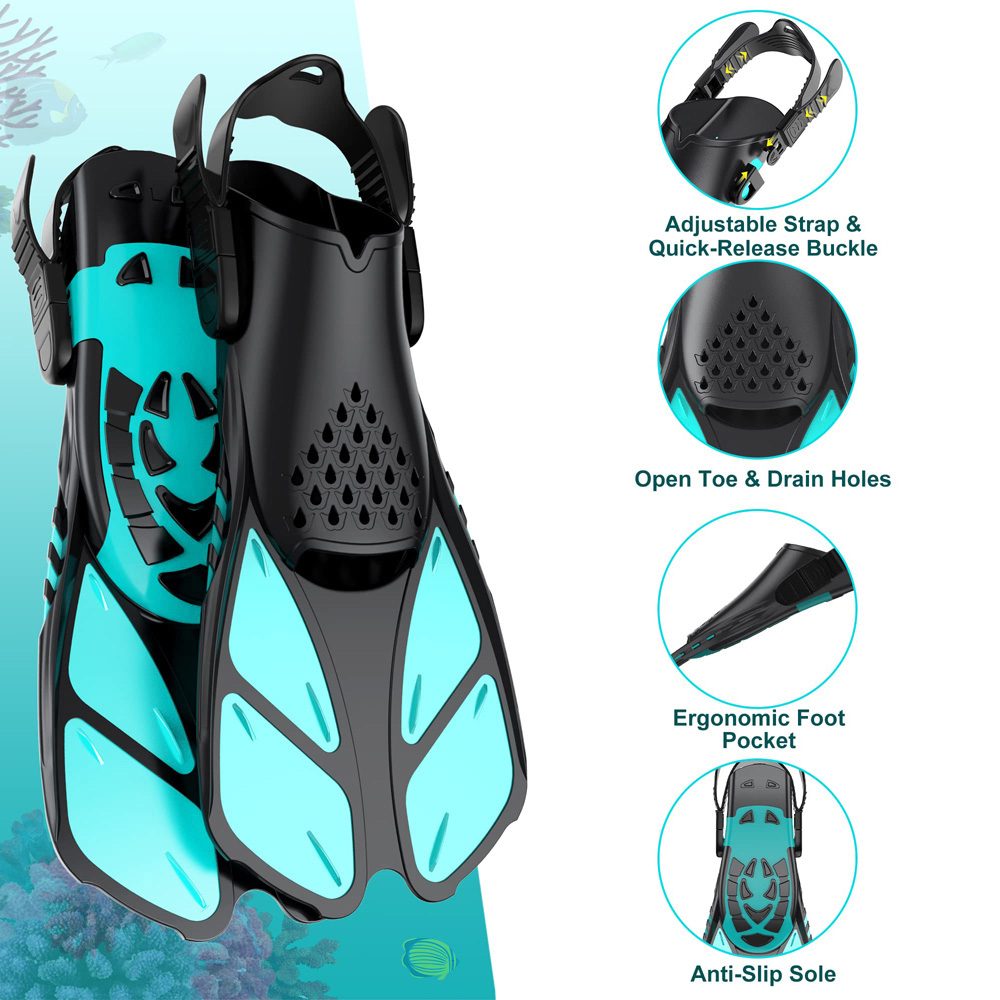 Mask Fins Snorkel Set, Snorkel - Freediving Mask Set ulasan dan harga